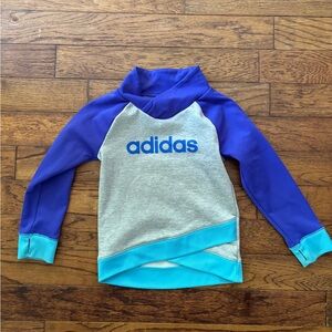 Girls adidas fleece pullover / sweatshirt size 4t